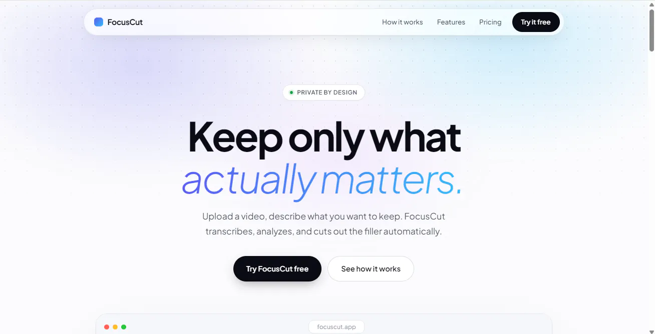 FocusCut gallery image