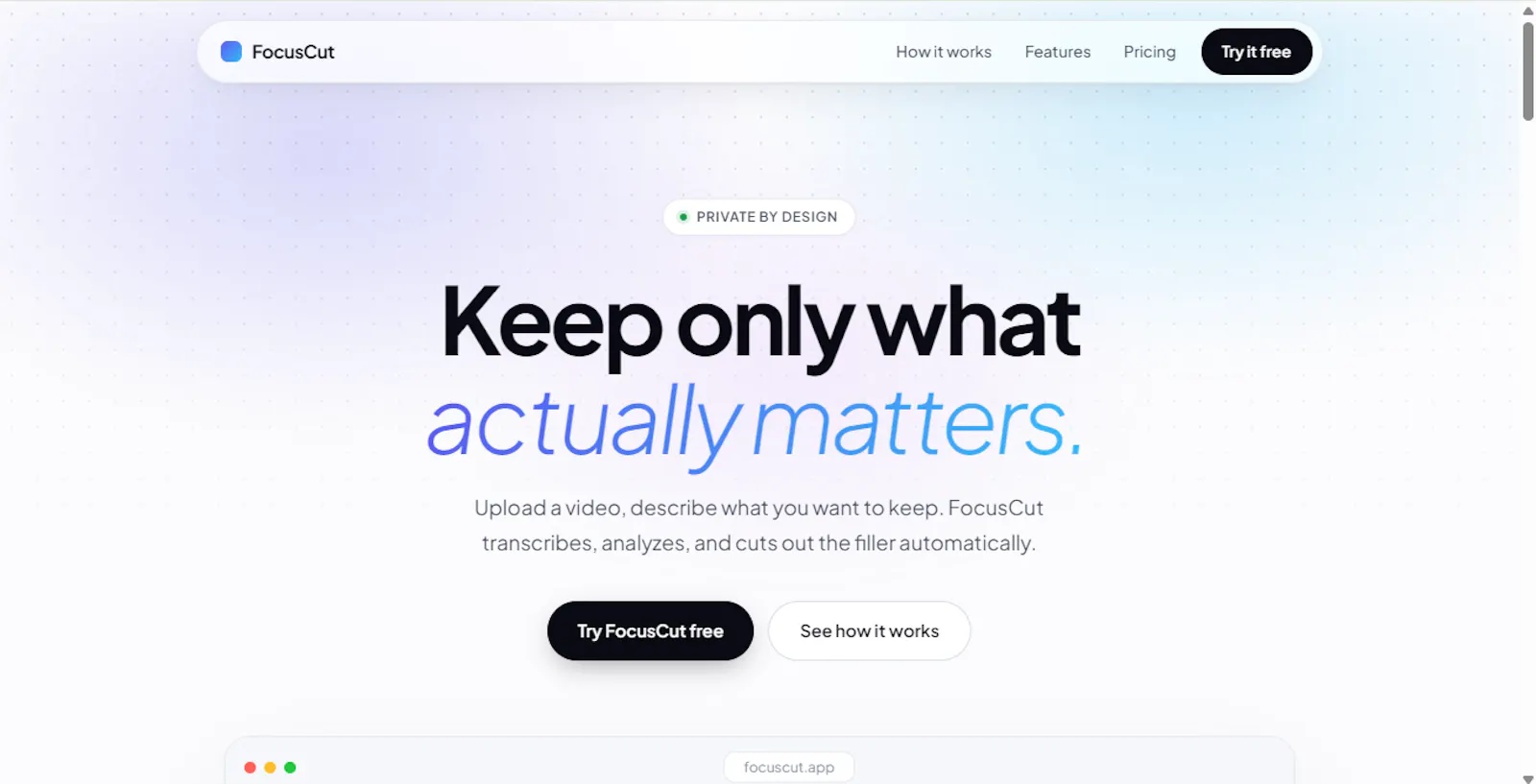 FocusCut screenshot 3