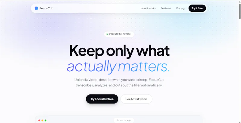 FocusCut screenshot 3