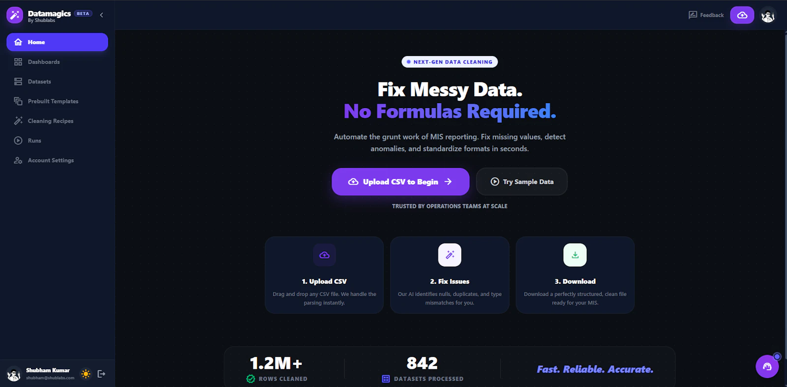 Datamagics screenshot 1
