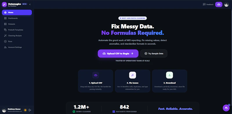 Datamagics screenshot 1