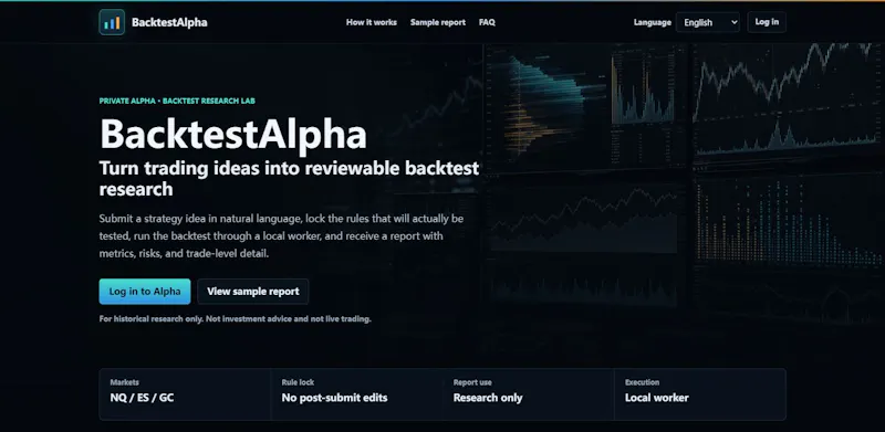 BacktestAlpha screenshot 3