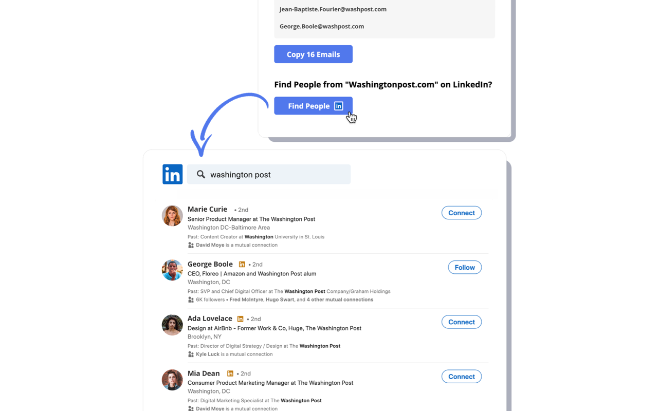 Hawkmode - Estrarre istantaneamente e -mail e collegamenti social da qualsiasi pagina Web 🚀 media 3