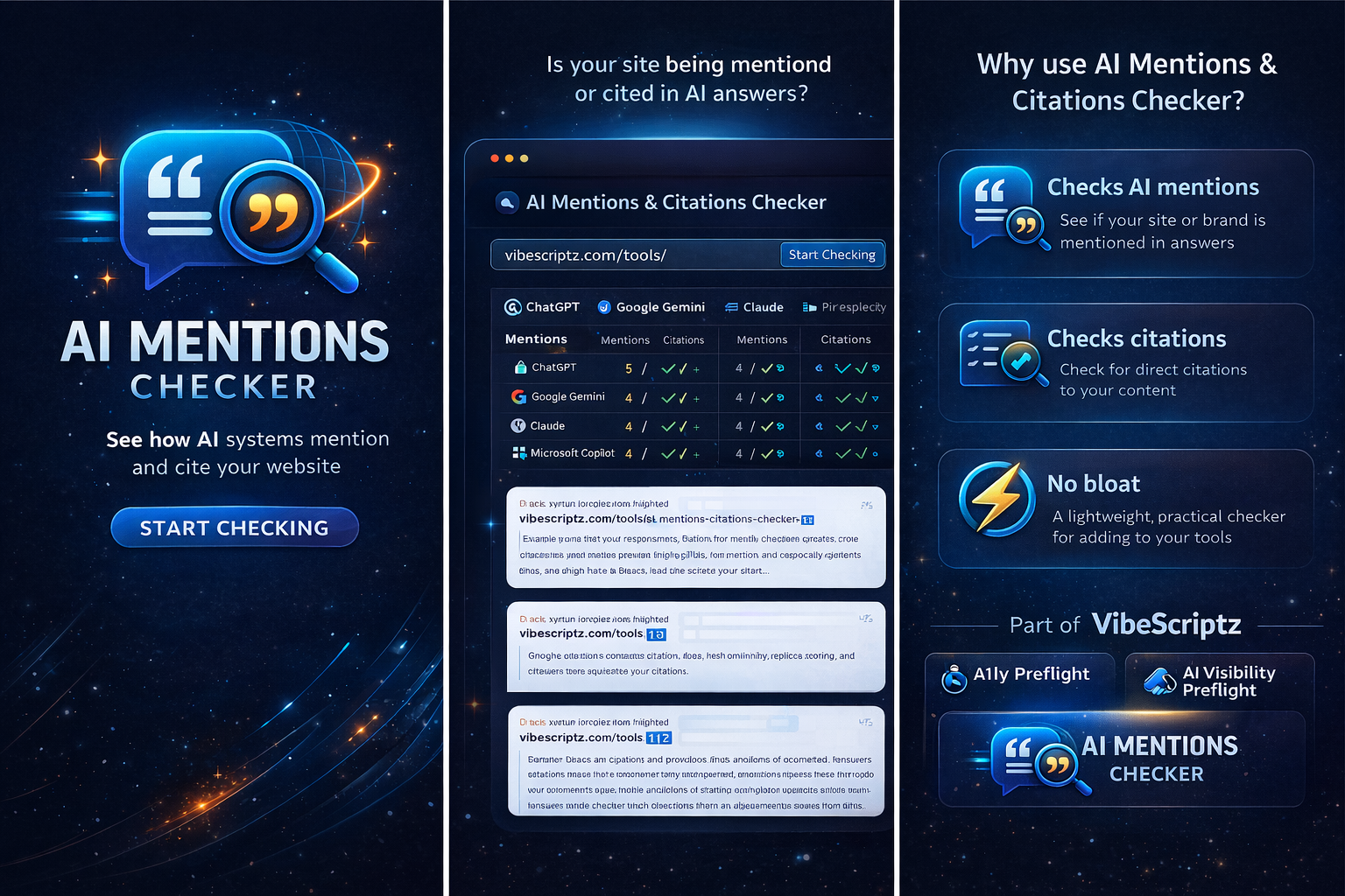 AI Mentions & Citations Checker gallery image