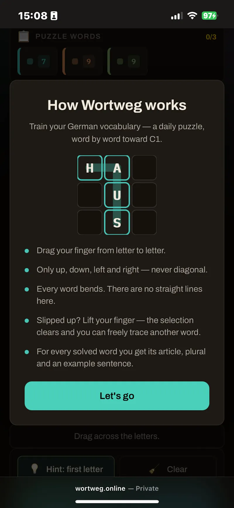 Wortweg screenshot 5