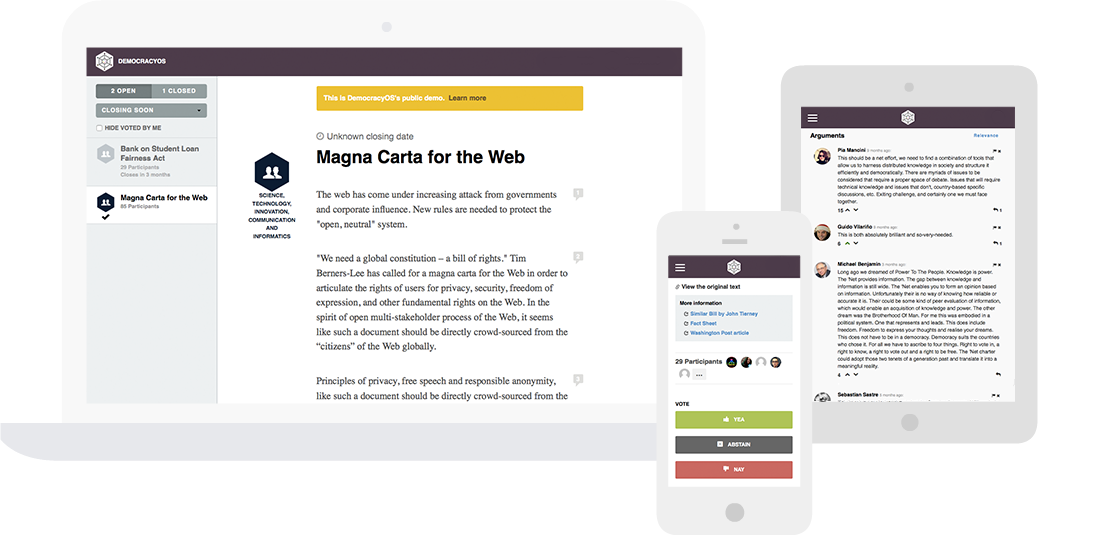 Democracy OS gallery image