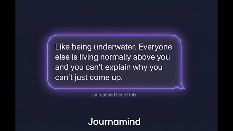 JournaMind screenshot 1 (video preview)