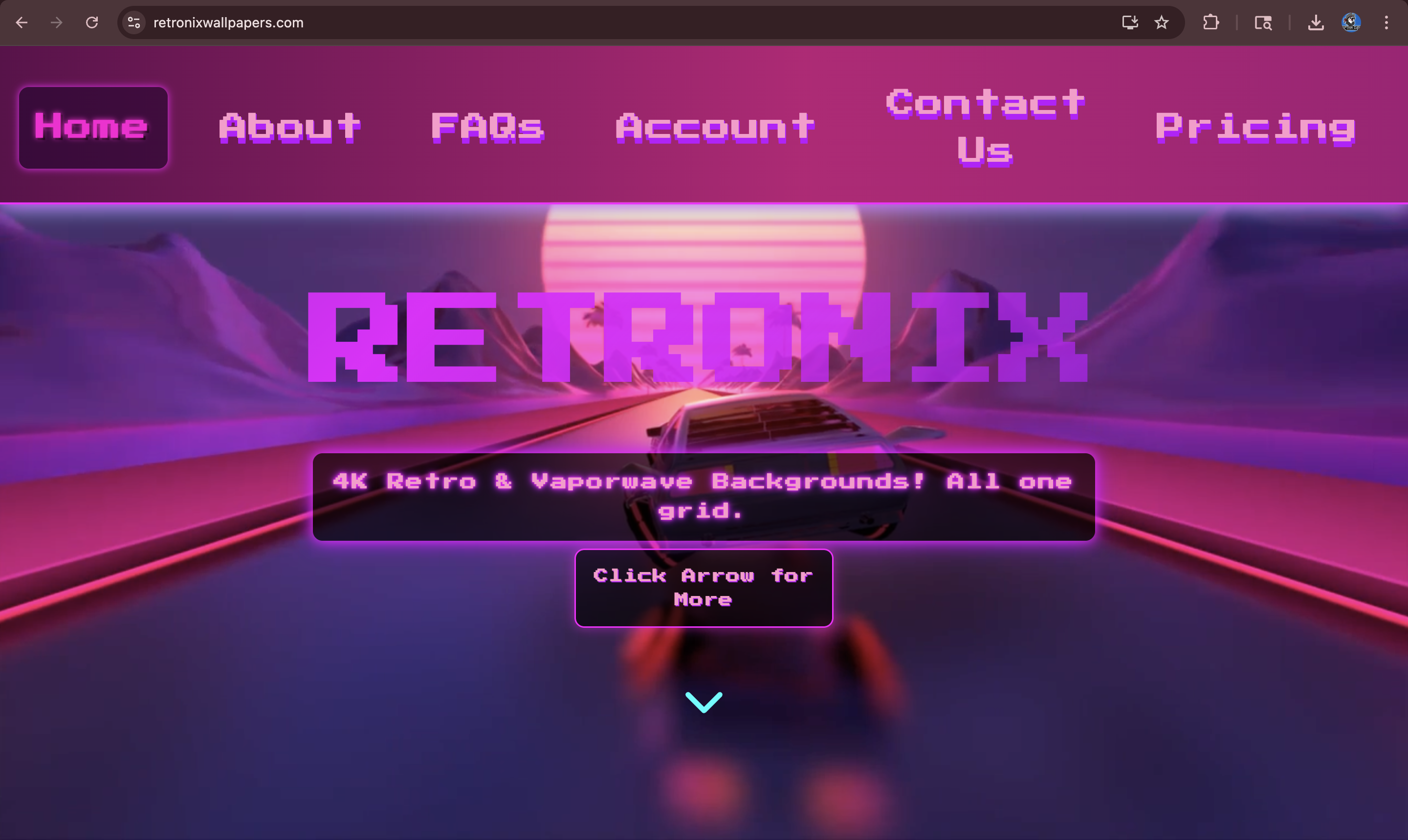 Média Fonds d'écran de Retronix - Fonds d'écran rétro et vapor-onde en direct et statique en 4K 1