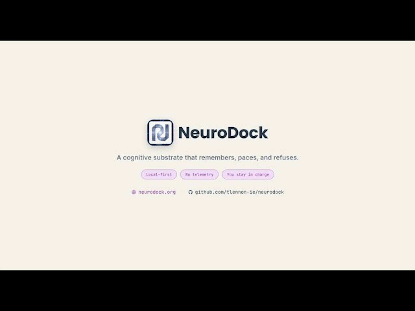 NeuroDock screenshot 1 (video preview)