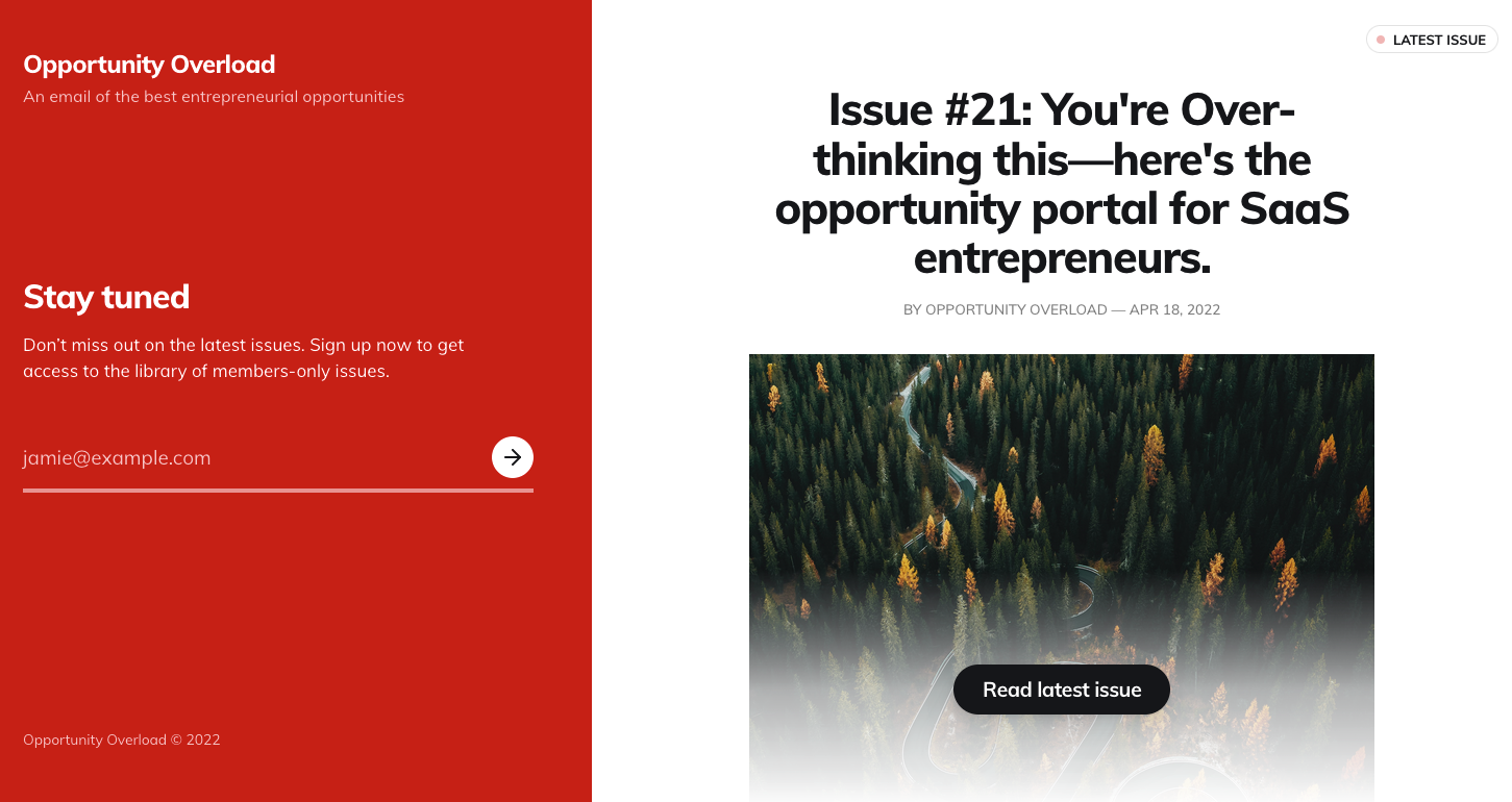 Opportunity Overload gallery image