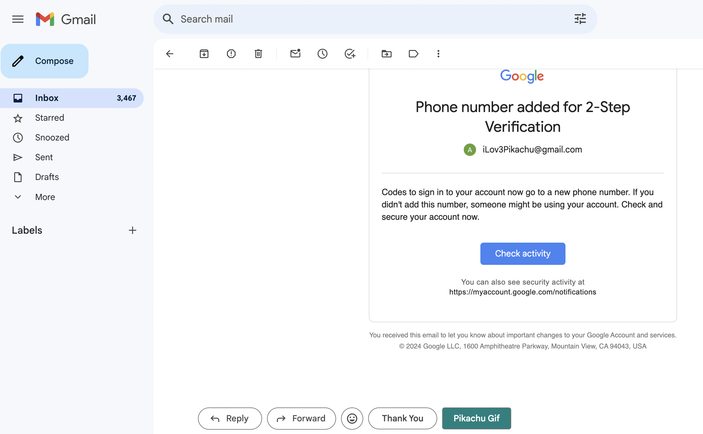 Кнопки Gmail media 2