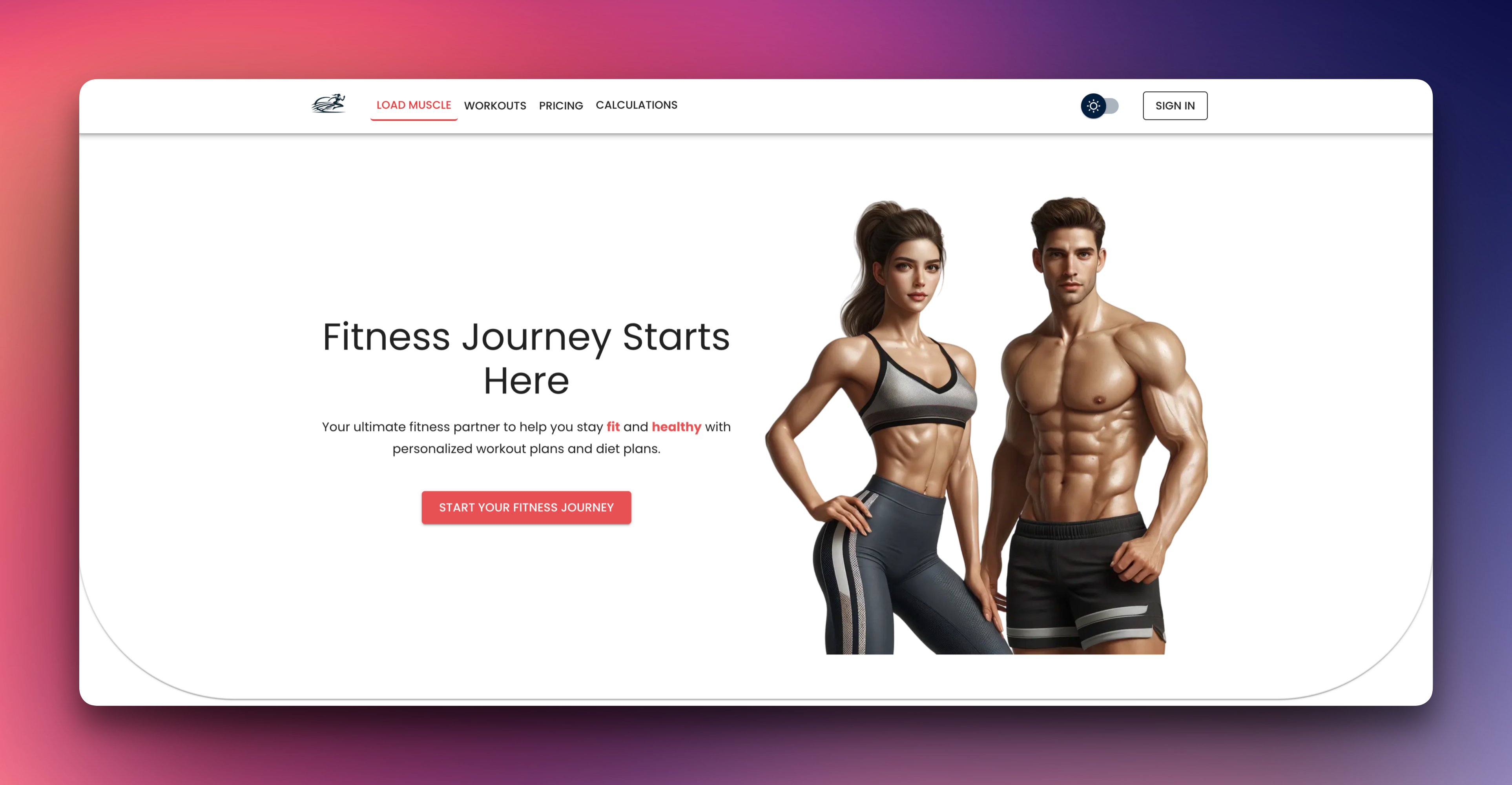Loadmuscle - Uw ideale fitnesspartner om fit en gezond te blijven media 1