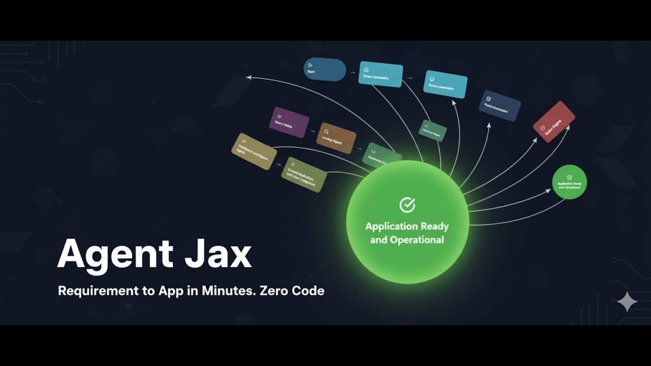 Meet Agent Jax, Build apps from specs. gallery image