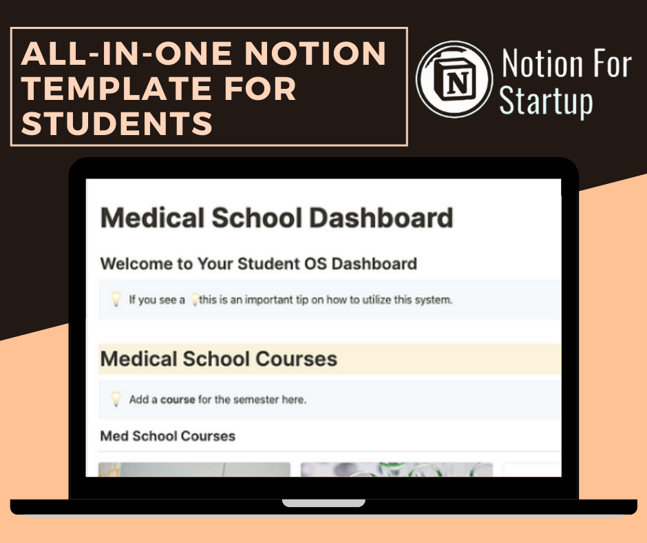 Notion Dashboard for Medical Students gallery image