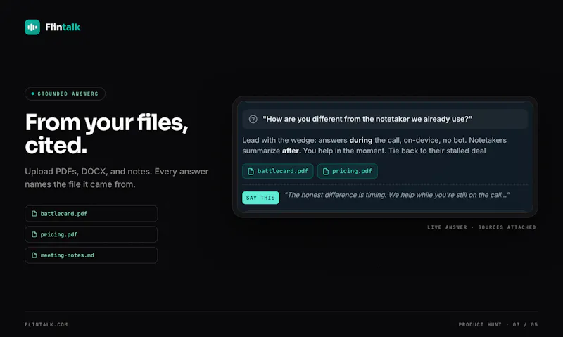 Flintalk screenshot 3