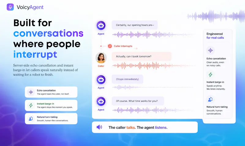 VoicyAgent - Build voice agents by chat screenshot 6