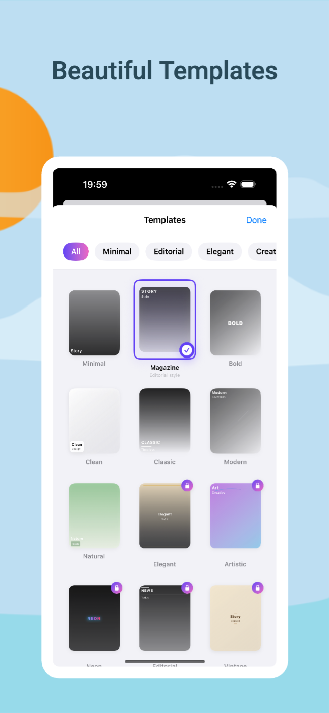 Capto: AI photo stories for IG - Screenshot 5 preview