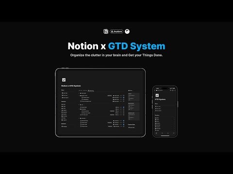 startuptile Notion x GTD System-All-in-one template to get your things done