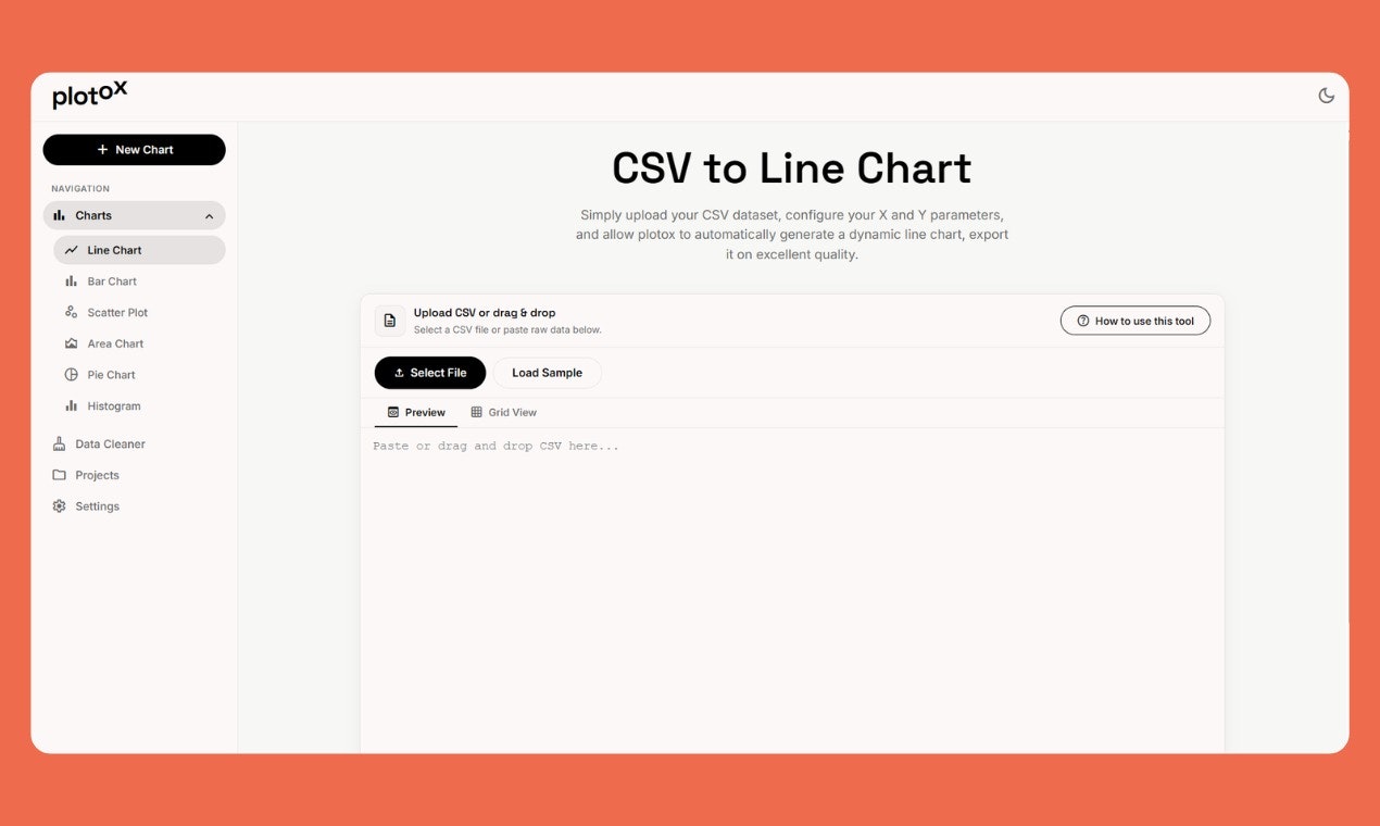 Plotox — Simple Data to Graph Generator  gallery image