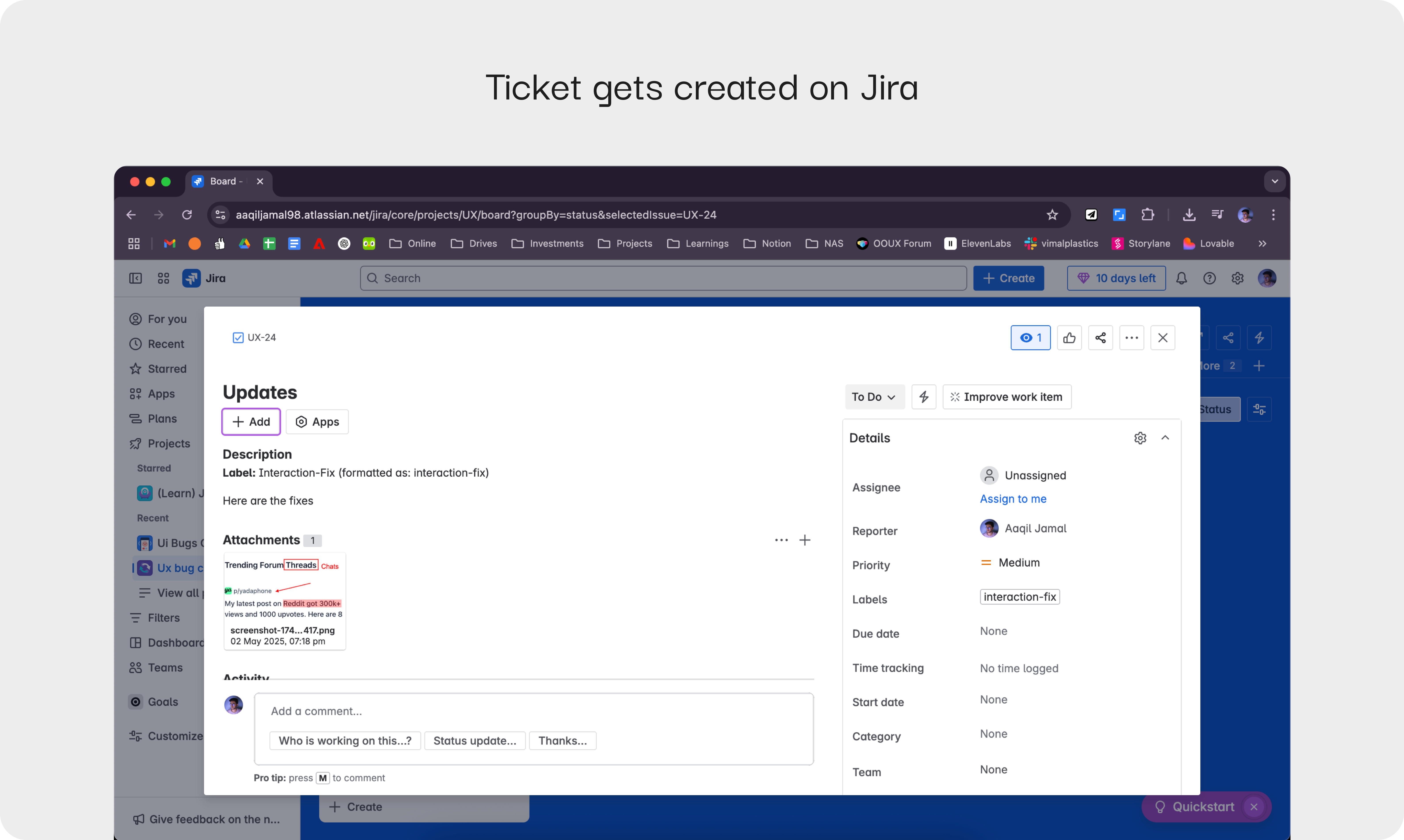 SnapToJira - See It, Snap It, Send It. media 6