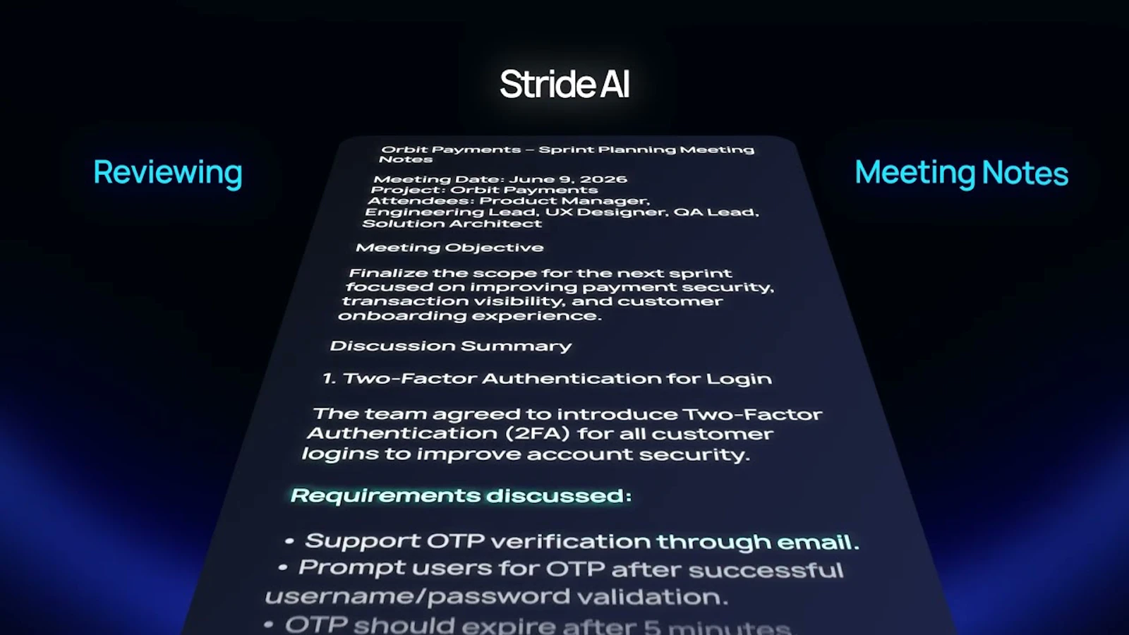 Stride screenshot 1 (video preview)