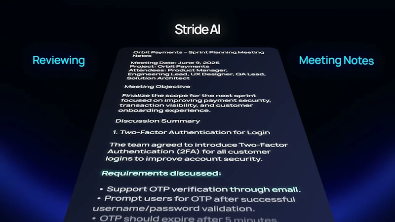 Stride screenshot 1 (video preview)