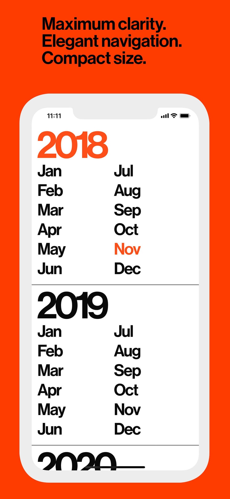Minimal Calendar: Minimal Cal gallery image