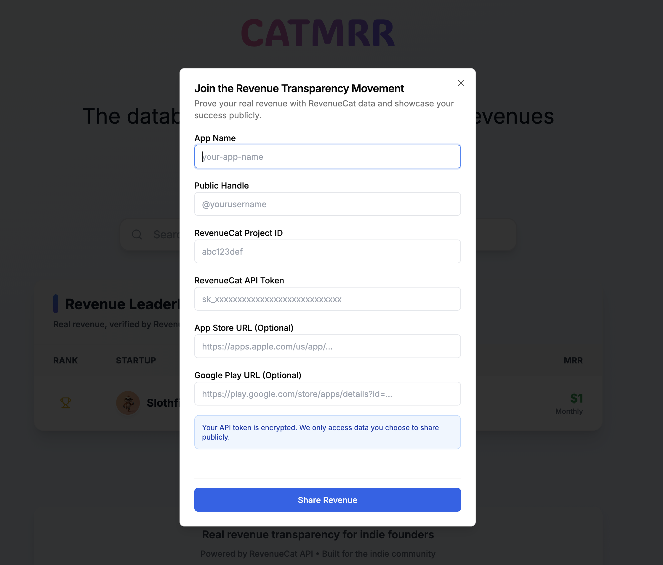 CatMRR: Verified mobile app revenues - Screenshot 3 preview