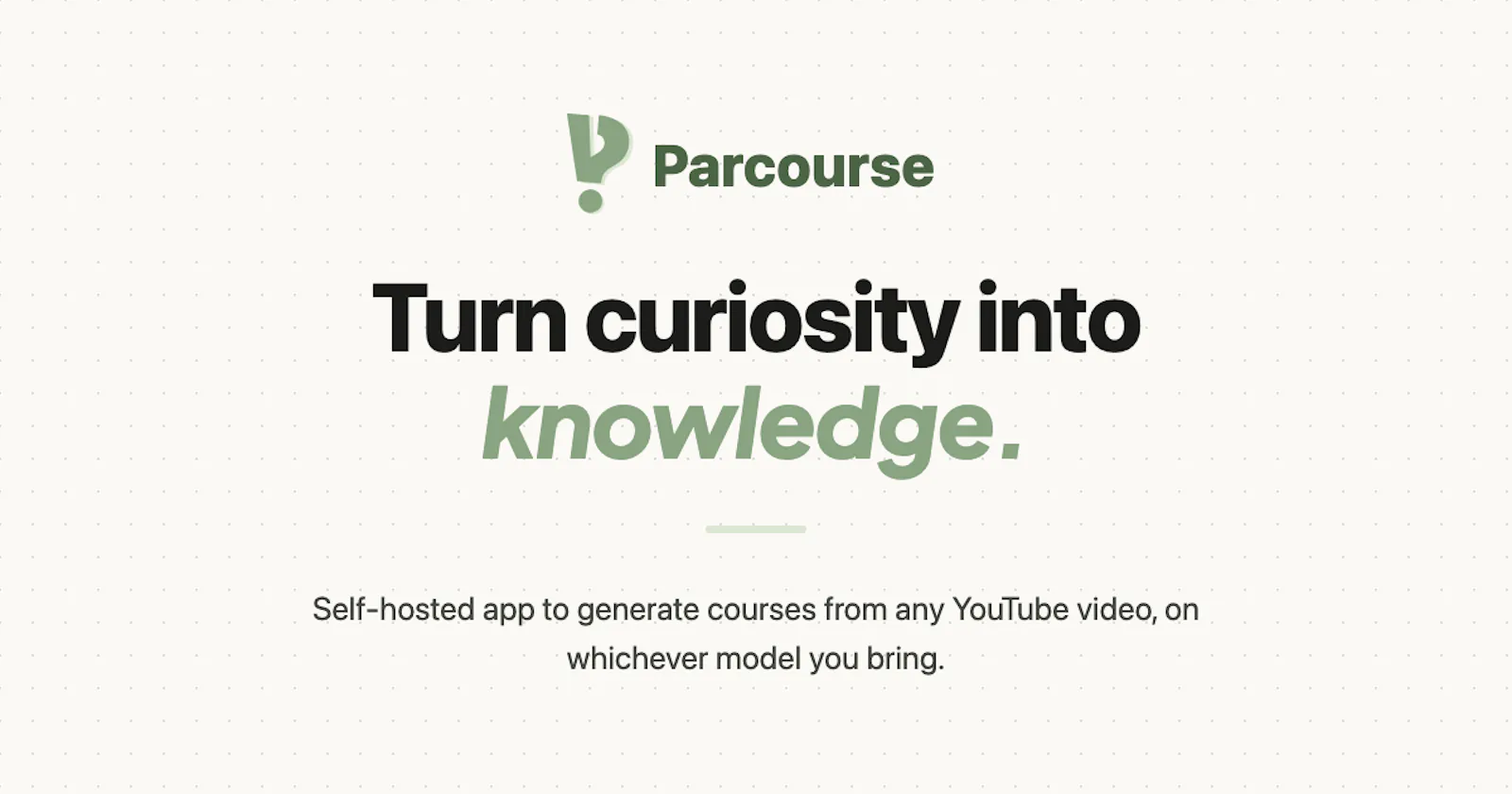 Parcourse screenshot 2
