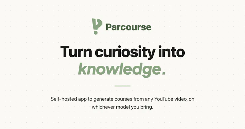 Parcourse screenshot 2