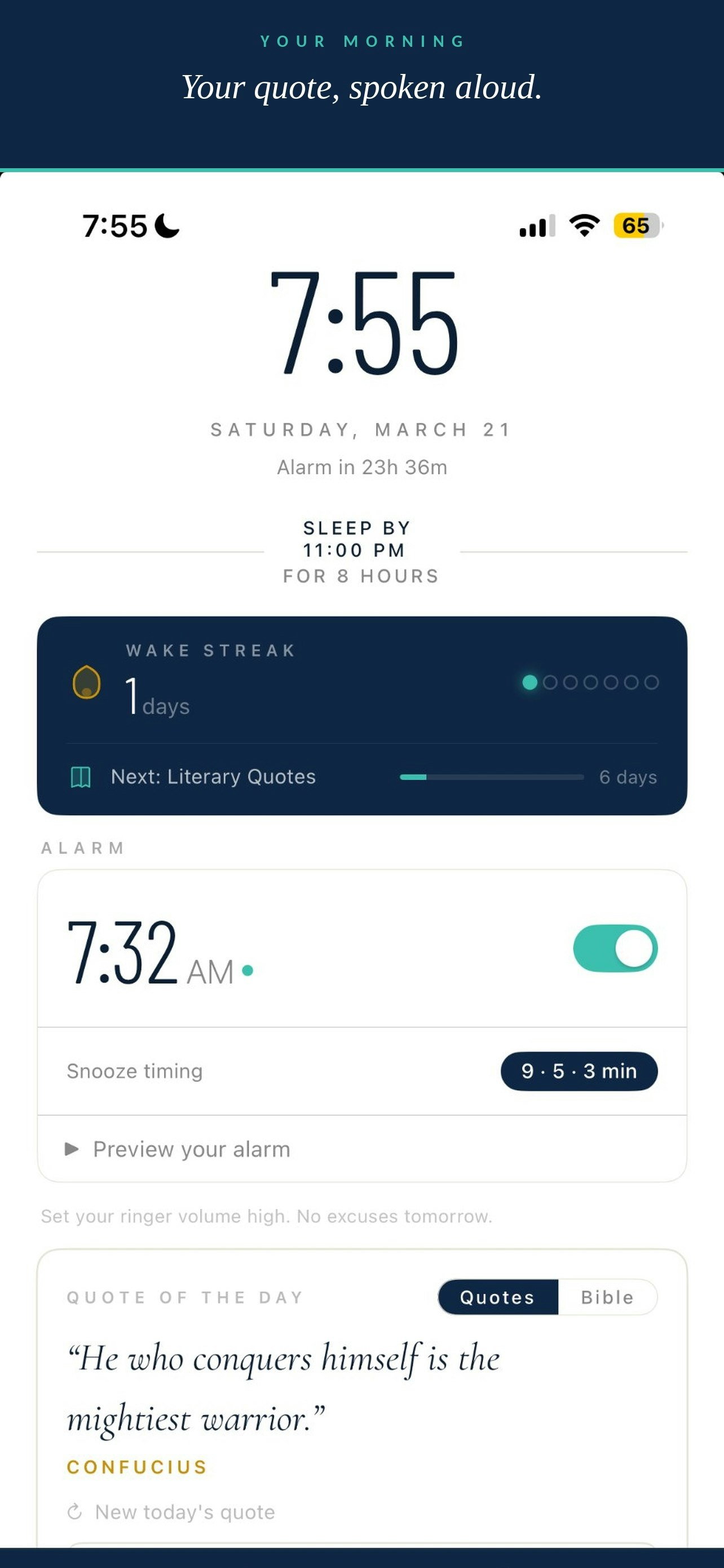Arise: Morning Alarm gallery image