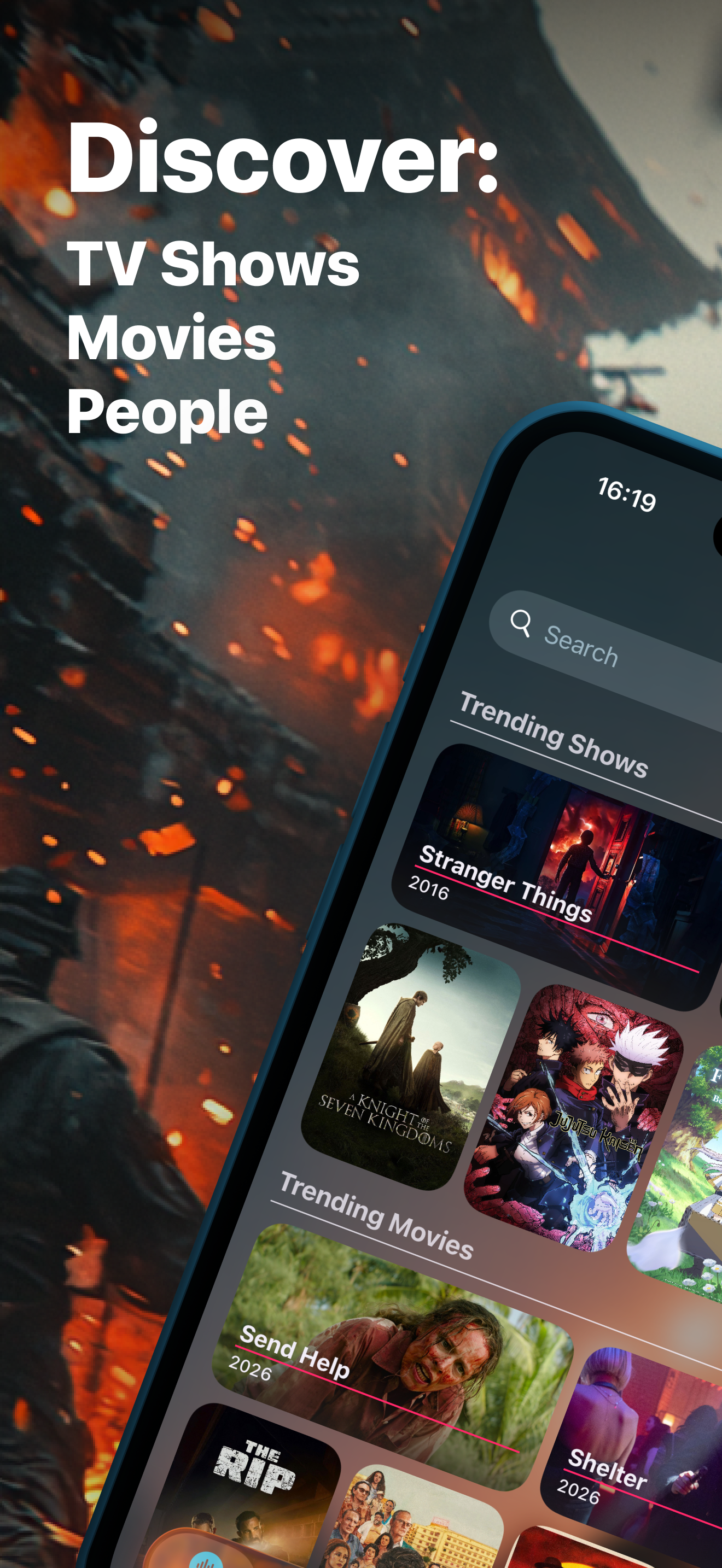 TVScout - Main product screenshot demonstrating key features and user interface