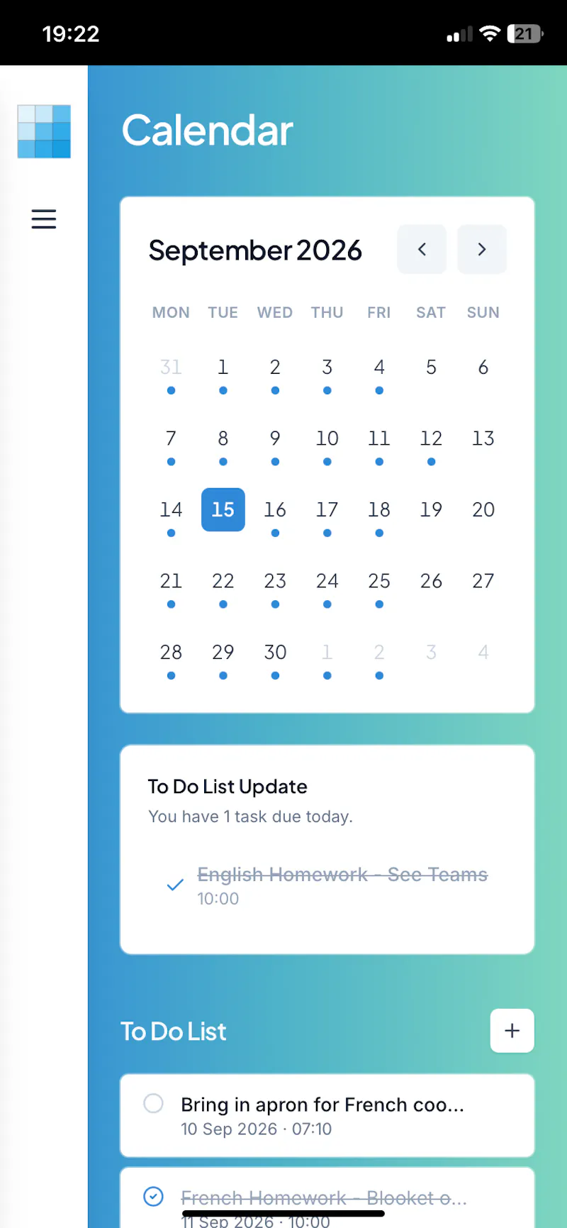 Plexi Education - school planner screenshot 2