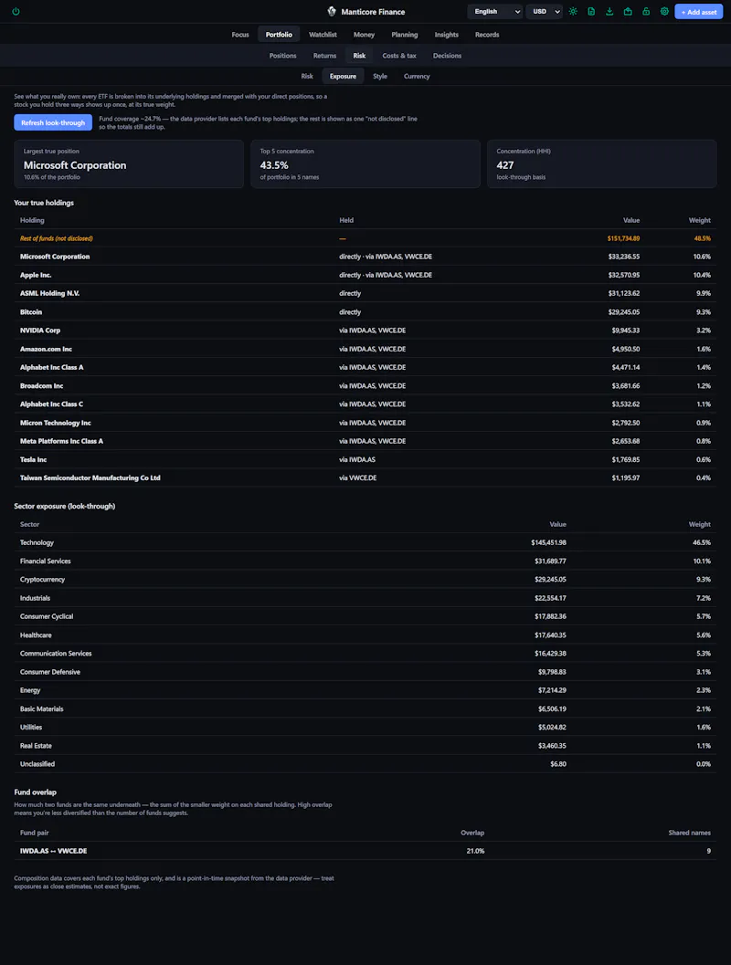Manticore Finance screenshot 5