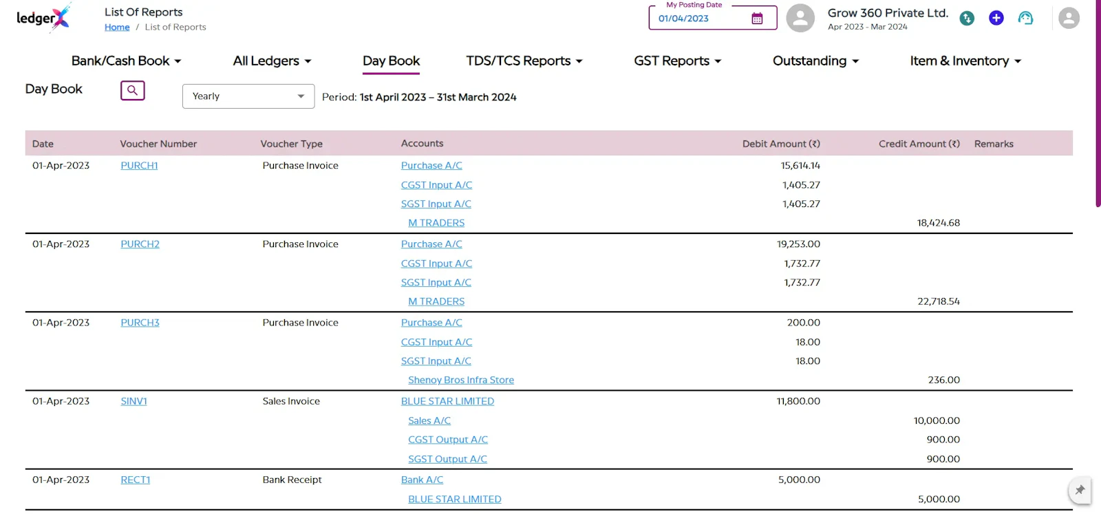 LedgerX Accounting screenshot 6