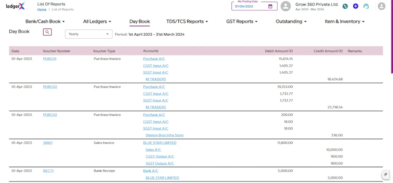 LedgerX Accounting screenshot 6
