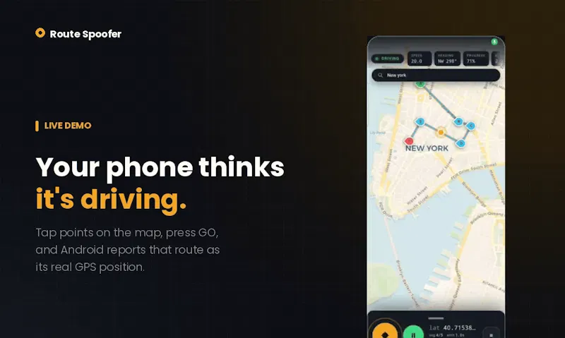Route Spoofer screenshot 1