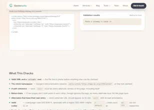 Contomatix Hreflang Sitemap Validator gallery image