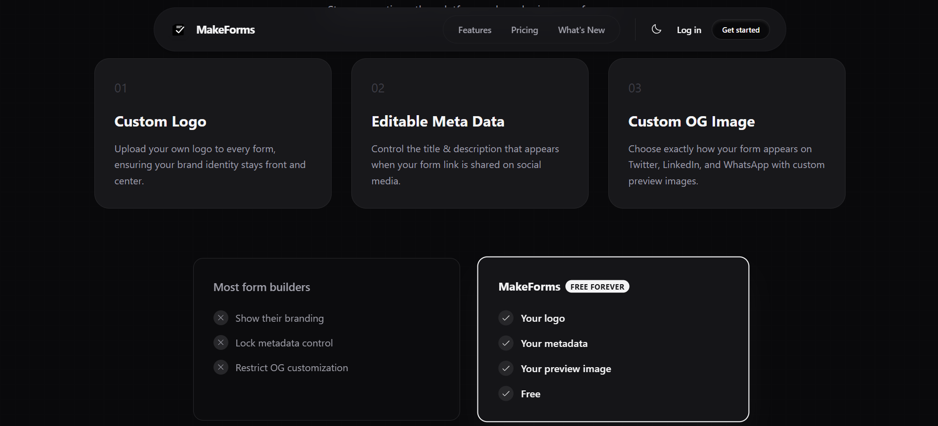 MakeForms - Screenshot 4 showing product features and functionality