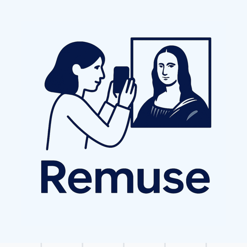 Remuse - Rediscover your passion for art logo