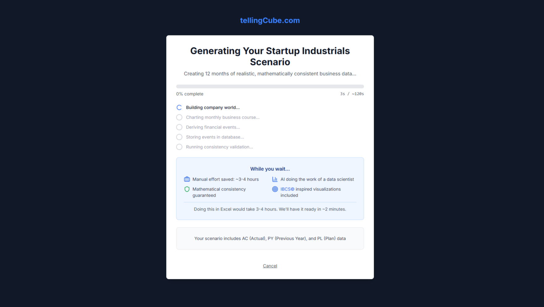 tellingCube 2.0 - Screenshot 4 showing product features and functionality