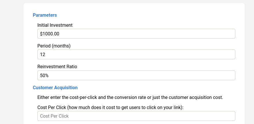 SaaS Growth Calculator gallery image