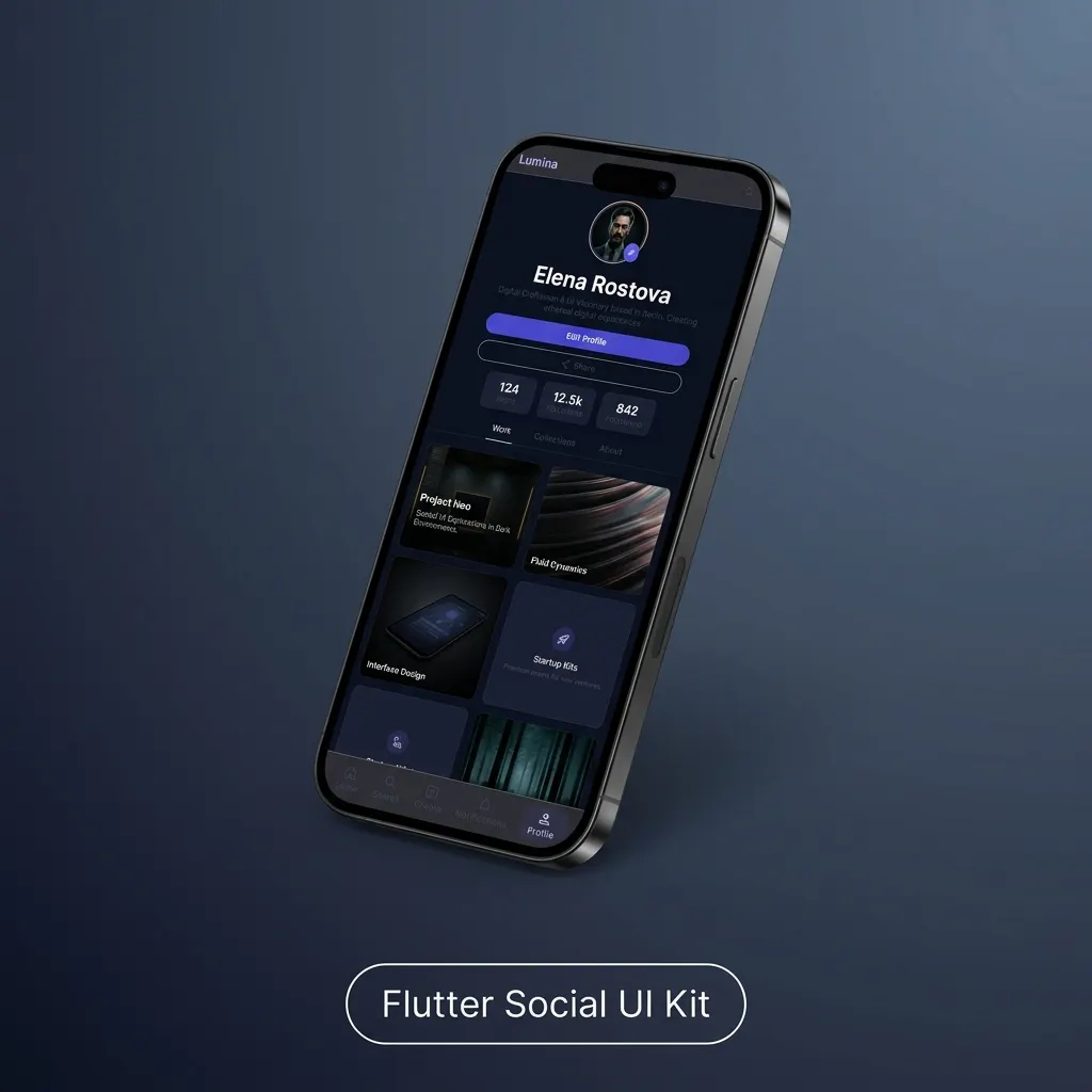 Lumina Social — Social Networking UI Kit
