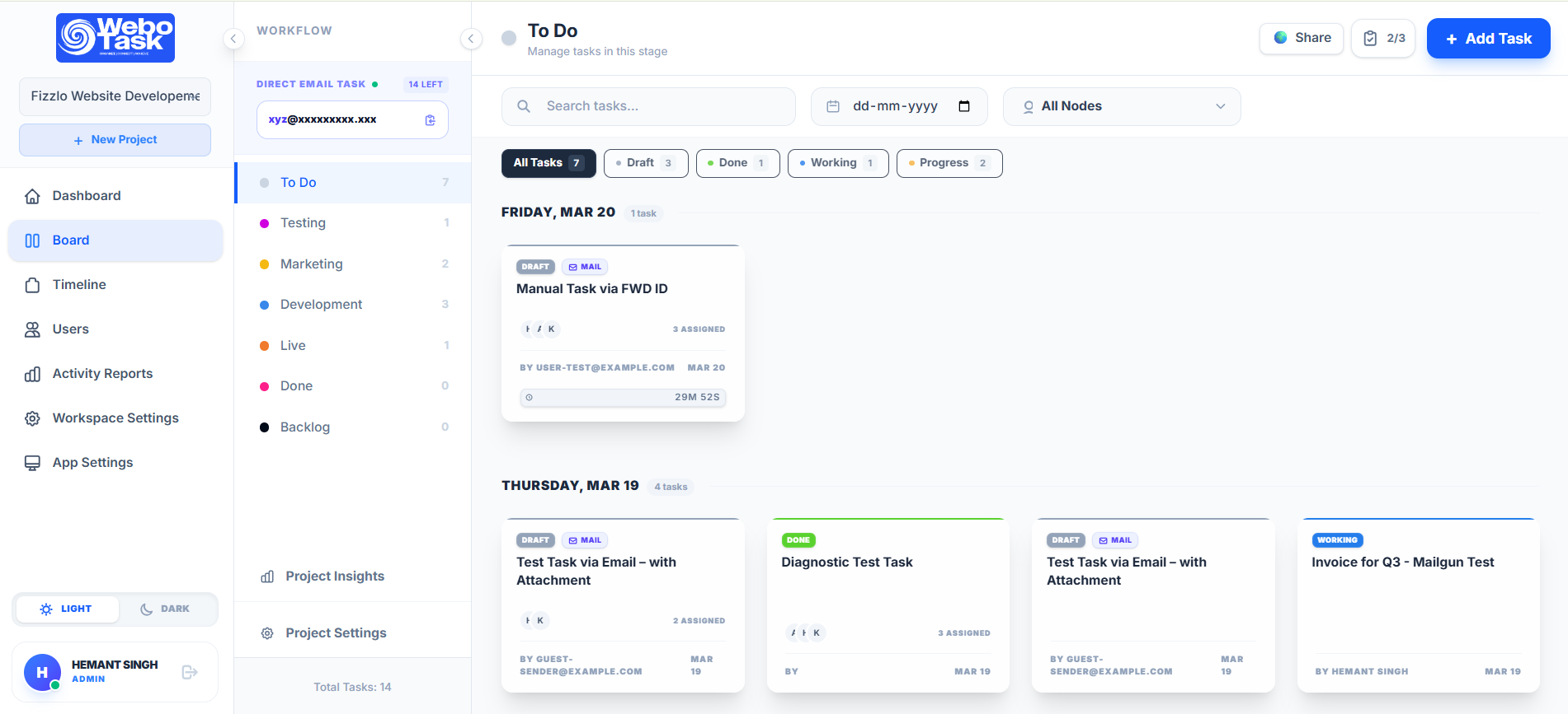 WeboTask – Email to Task & Projects gallery image