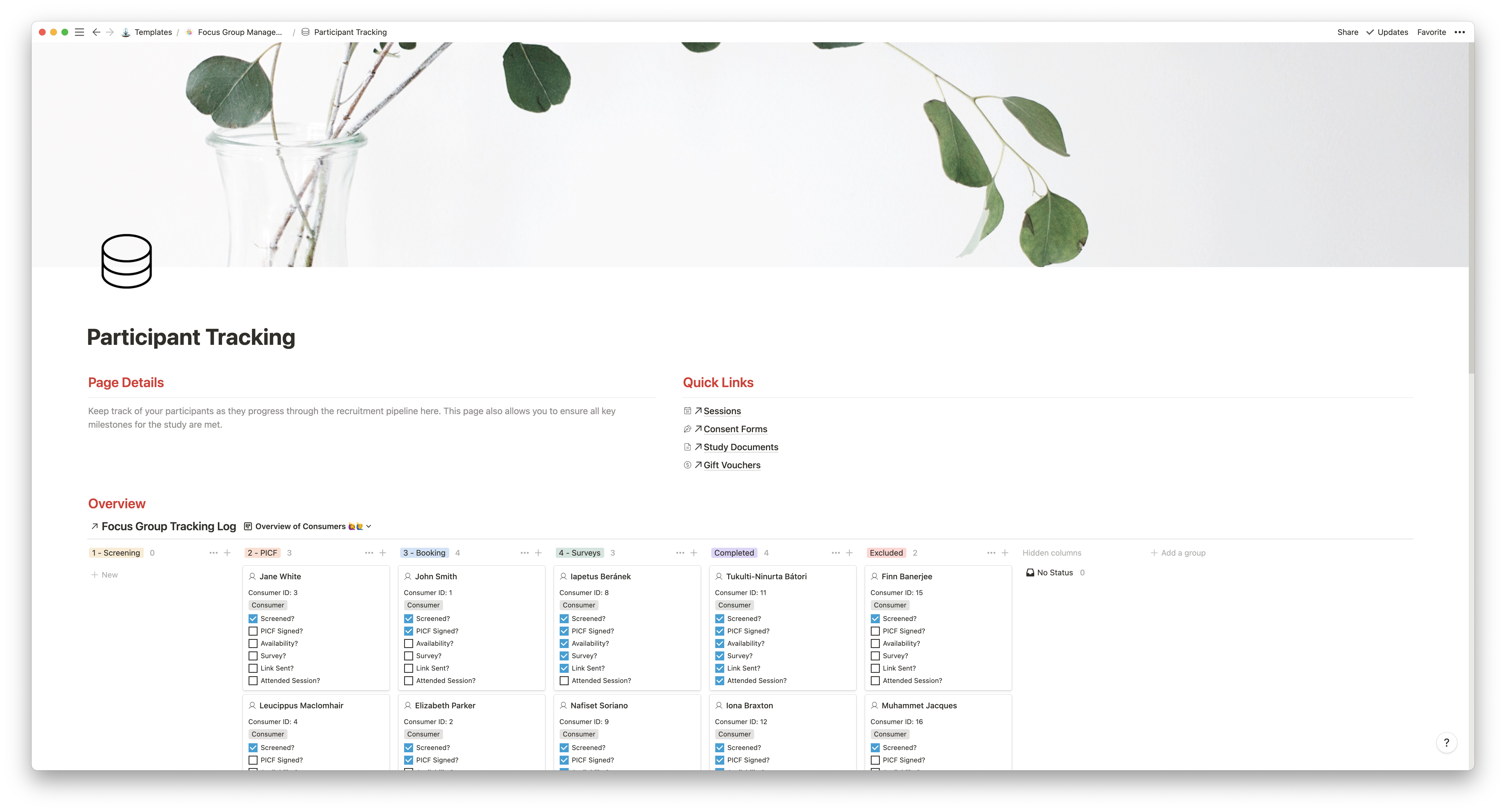 Focus Group Management gallery image