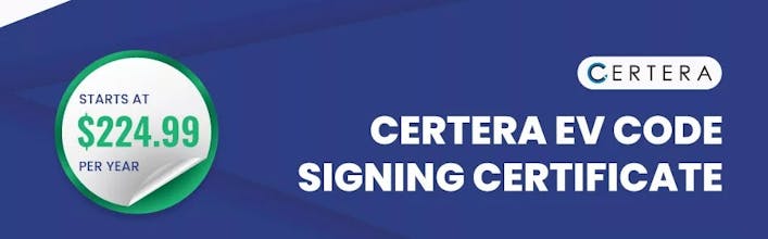Certera EV Code Signing Certificates gallery image