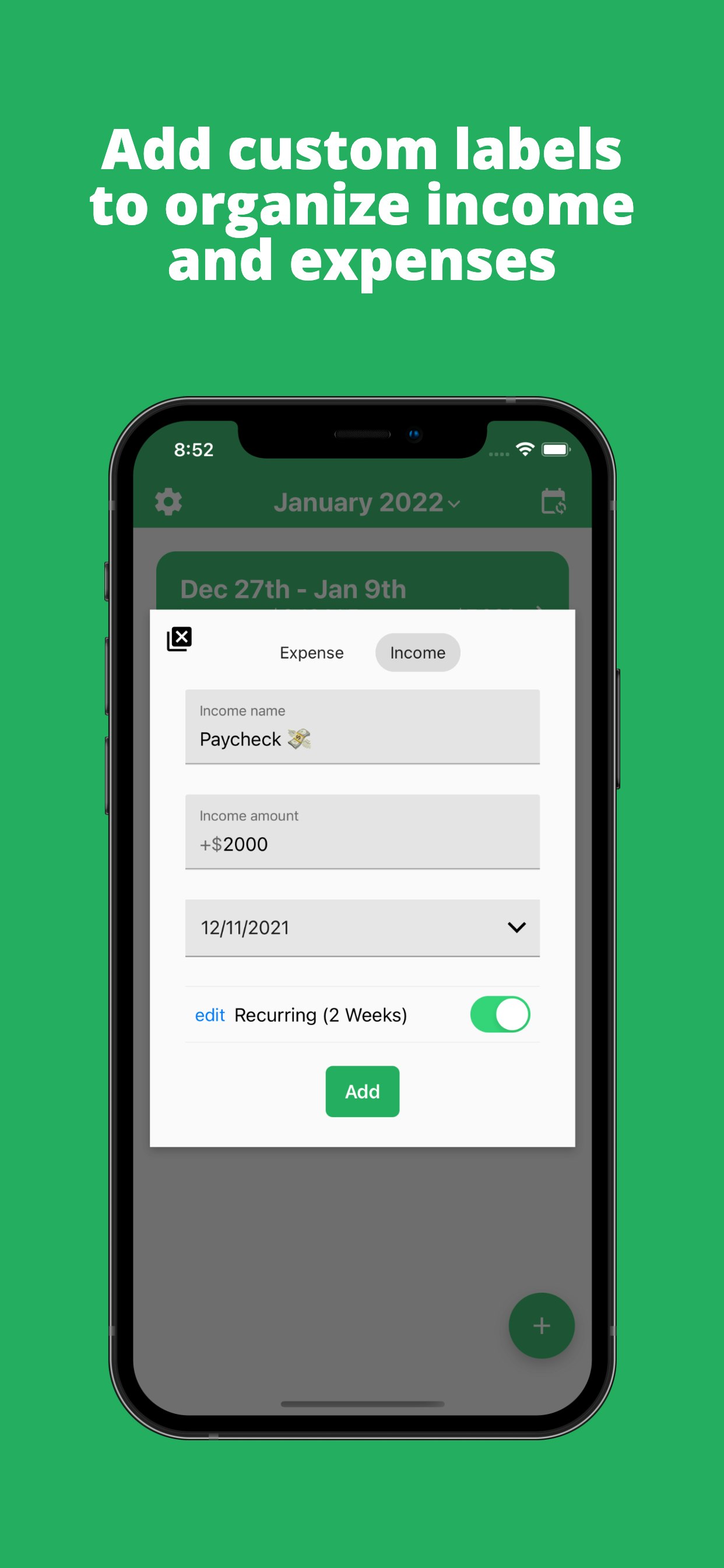 EveryTwo: Biweekly Budgeting gallery image