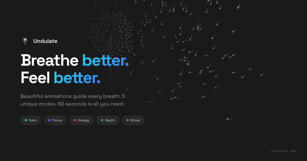 Undulate - Main product screenshot demonstrating key features and user interface