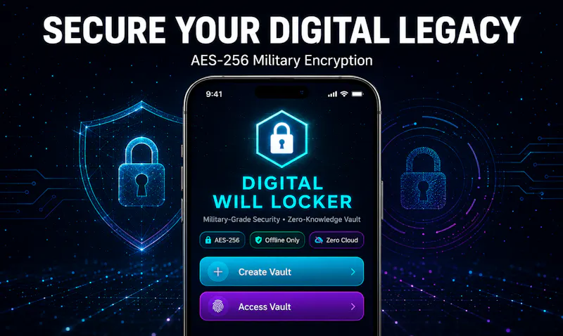 Digital Will Locker screenshot 2