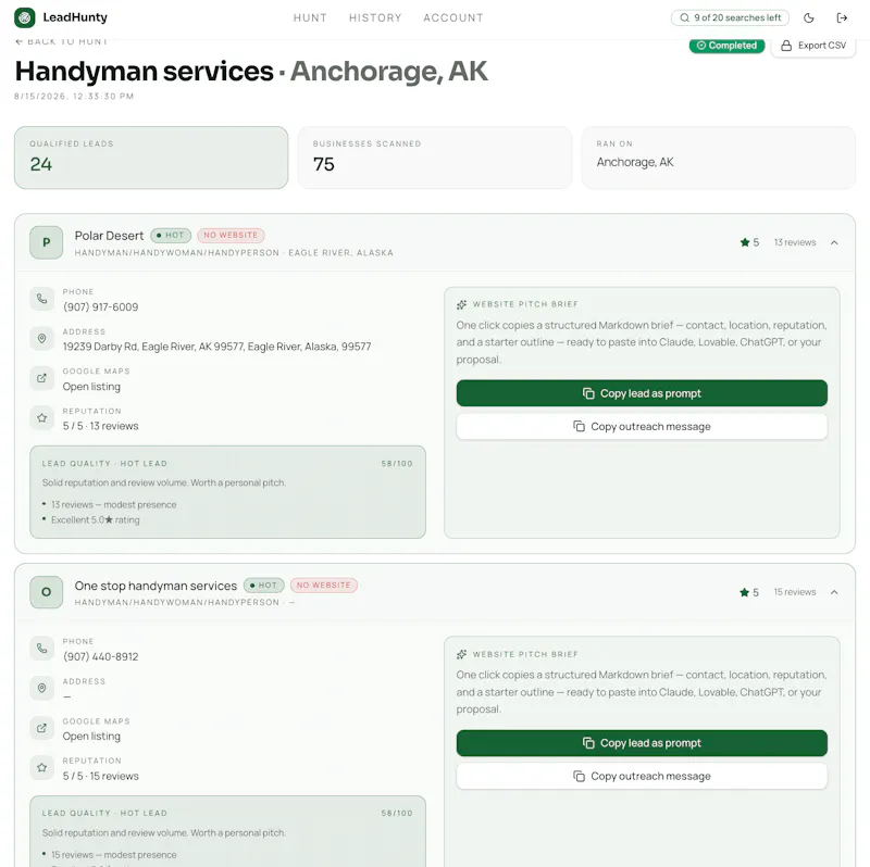 LeadHunty screenshot 4